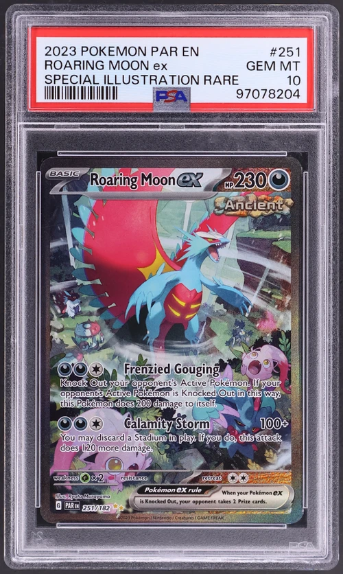2023 Pokemon Par En-Paradox Rift #251 Roaring Moon Ex Special Illustration Rare