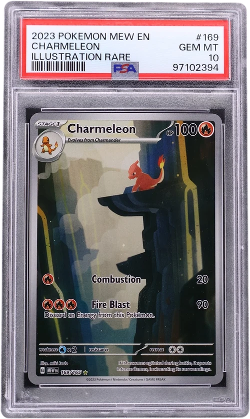 2023 Pokemon Mew En-151 #169 Charmeleon Illustration Rare