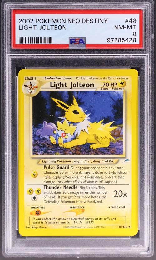 2002 Pokemon Neo Destiny #48 Light Jolteon
