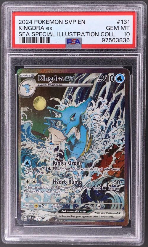 2024 Pokemon Svp En-Sv Black Star Promo #131 Kingdra Ex Shrouded Fable Special Illustration Collection