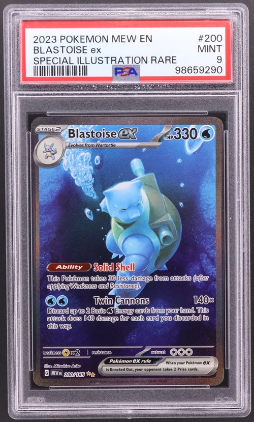 2023 Pokemon Mew En-151 #200 Blastoise Ex Special Illustration Rare