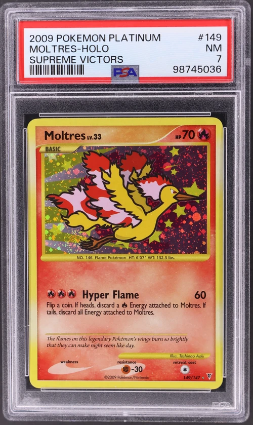 2009 Pokemon Platinum Supreme Victors #149 Moltres-Holo