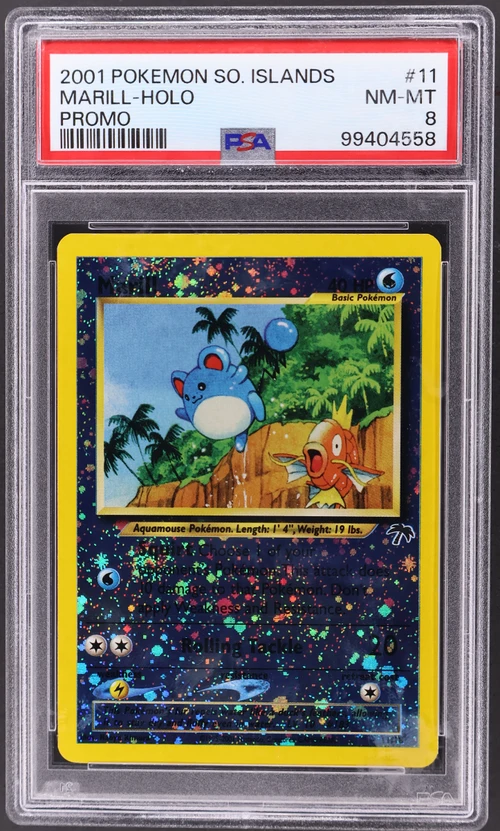 2001 Pokemon Southern Islands Promo #11 Marill-Holo