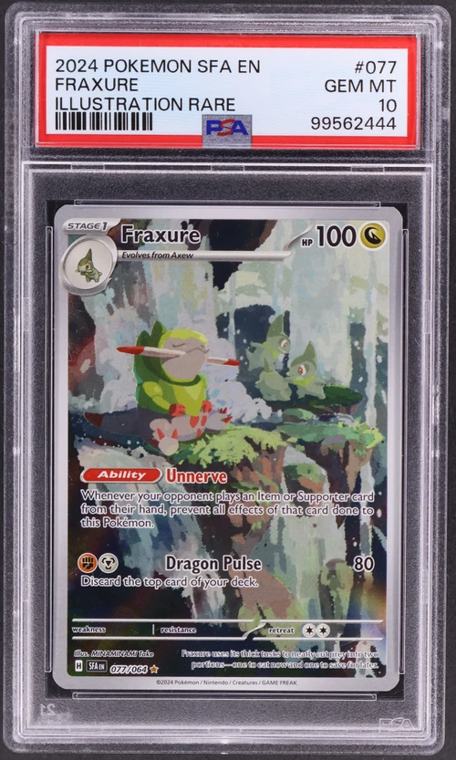 2024 Pokemon Sfa En-Shrouded Fable #077 Fraxure Illustration Rare