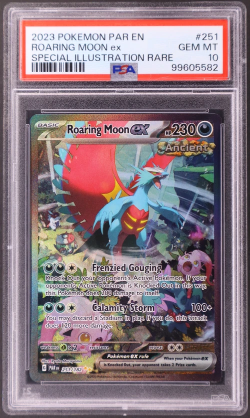 2023 Pokemon Par En-Paradox Rift #251 Roaring Moon Ex Special Illustration Rare