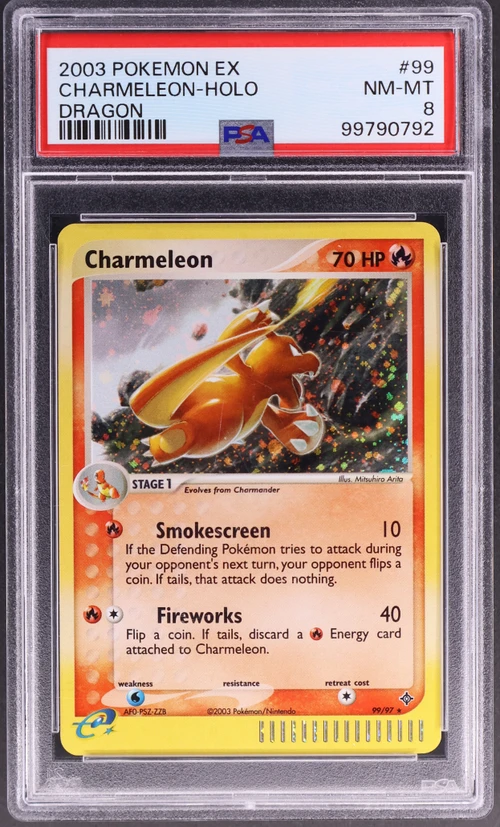 2003 Pokemon Ex Dragon #99 Charmeleon-Holo