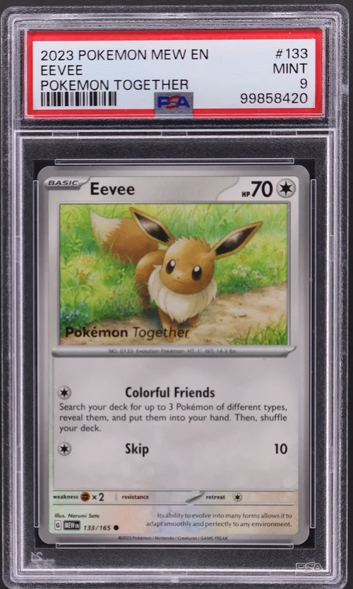 2023 Pokemon Mew En-151 #133 Eevee Pokemon Together