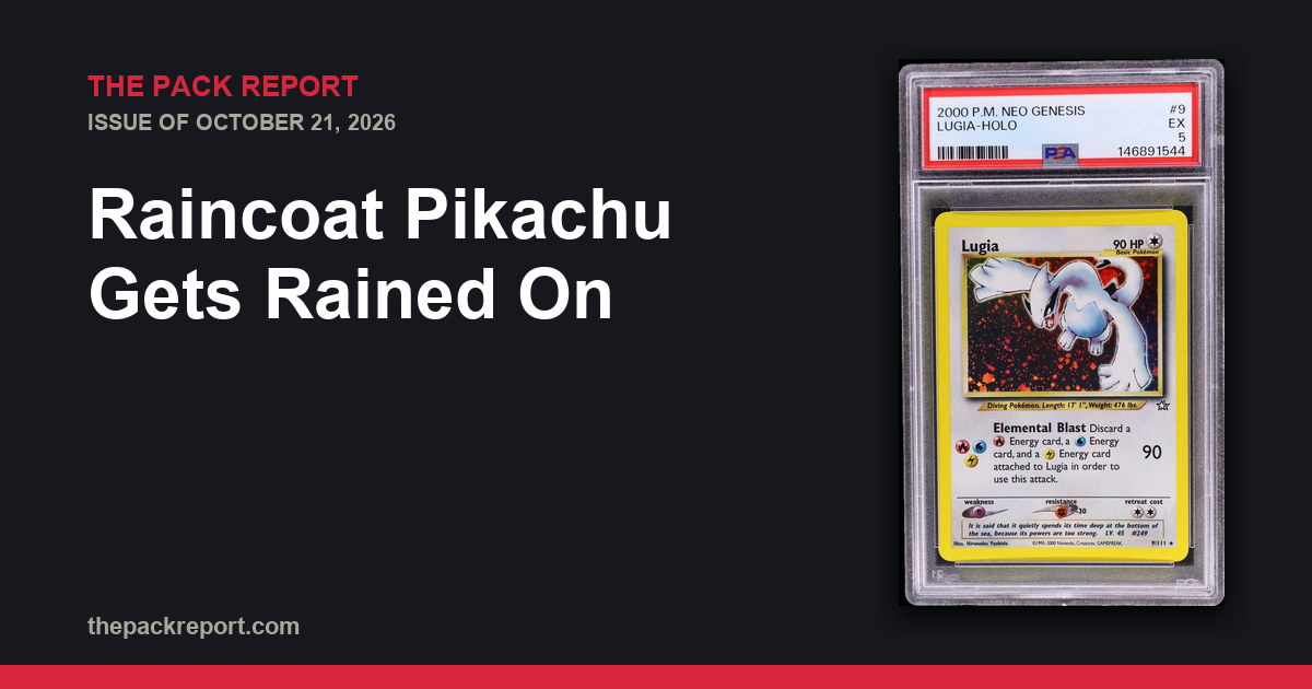 Quick Hits, October 21: Pocket's Year of Pikachu, Dual Fusion Lands October 28, 525 Six-Figure Sales in 2026, and Delta Reign Prereleases This Weekend